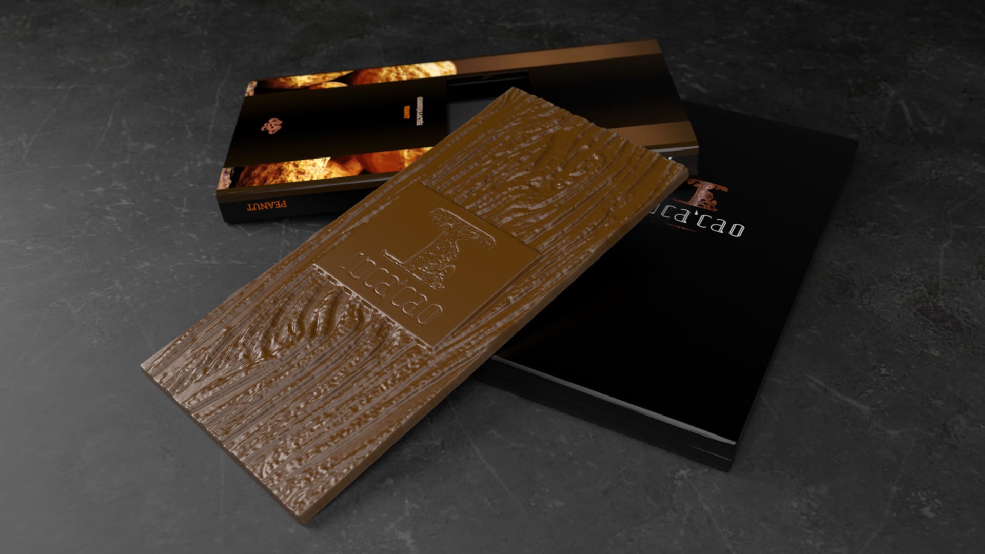 Incacao Gianduja Lactée Peanut mléčná čokoláda 30% arašídy