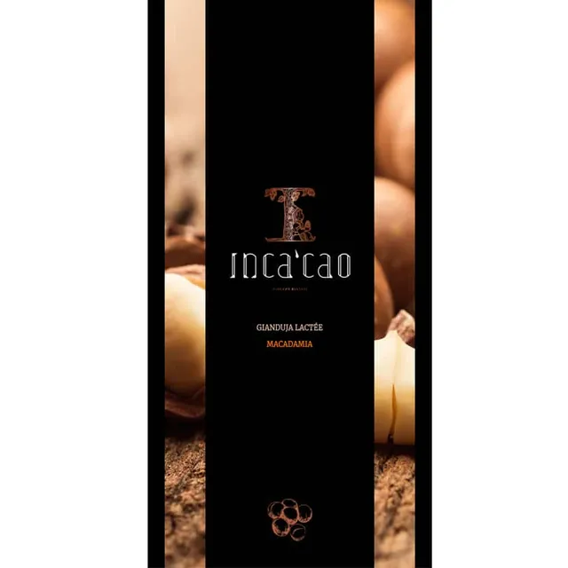 Incacao Gianduja Lactée mléčná čokoláda Macadamia