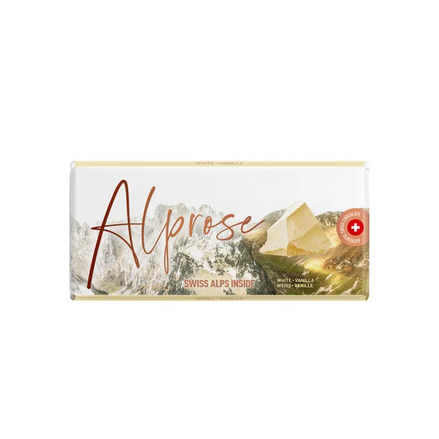 Alprose White bílá čokoláda vanilka 100 g