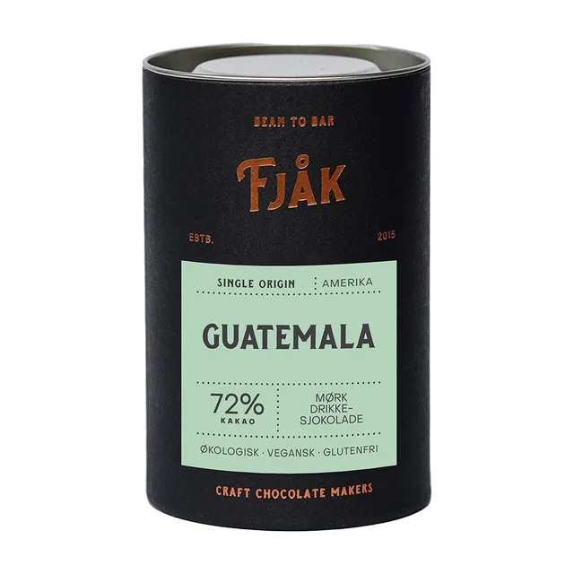 FJAK SJOKOLADE Single Origin 72% Guatemala pitná čokoláda hořká