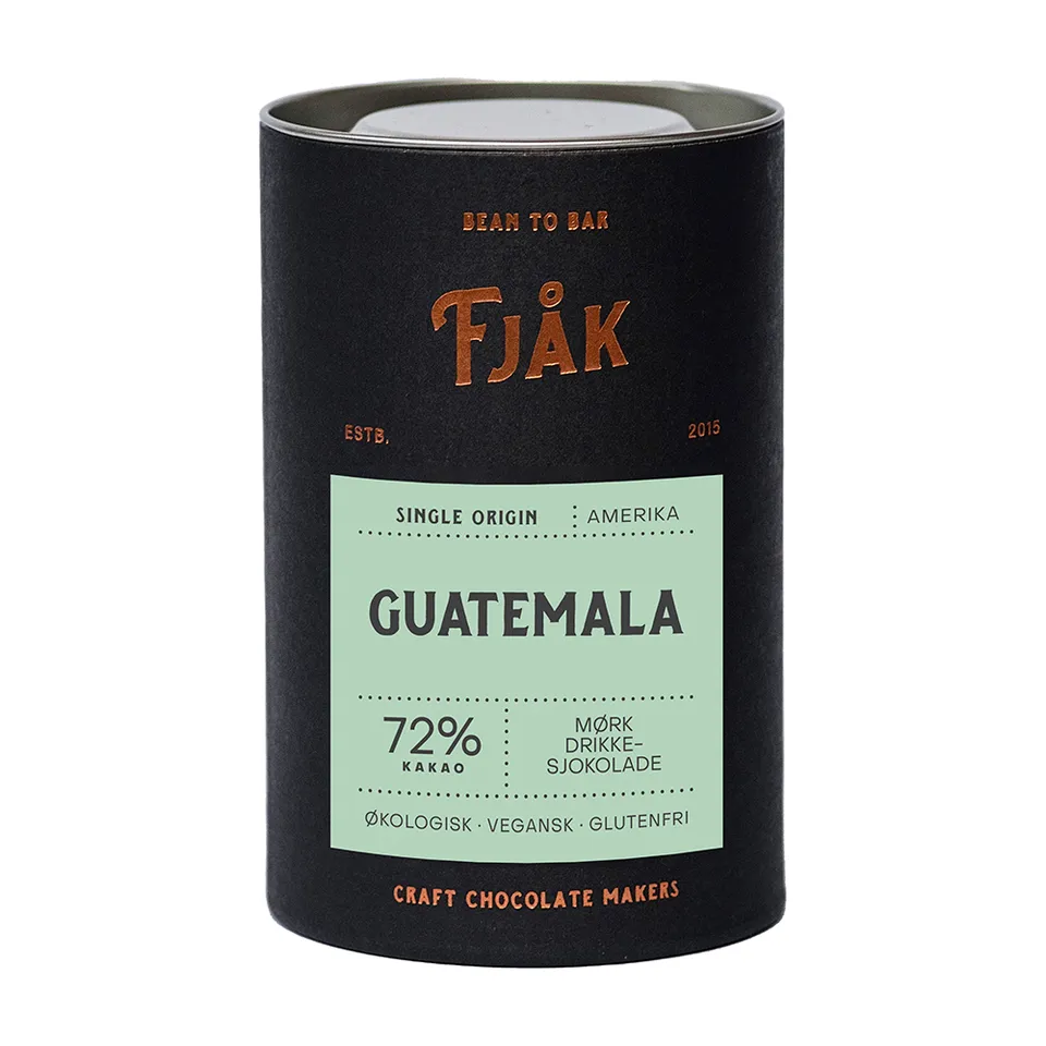 FJAK SJOKOLADE Single Origin 72% Guatemala pitná čokoláda hořká