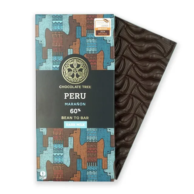 Chocolate Tree Peru Marañón Dark Milk 60% mléčná čokoláda