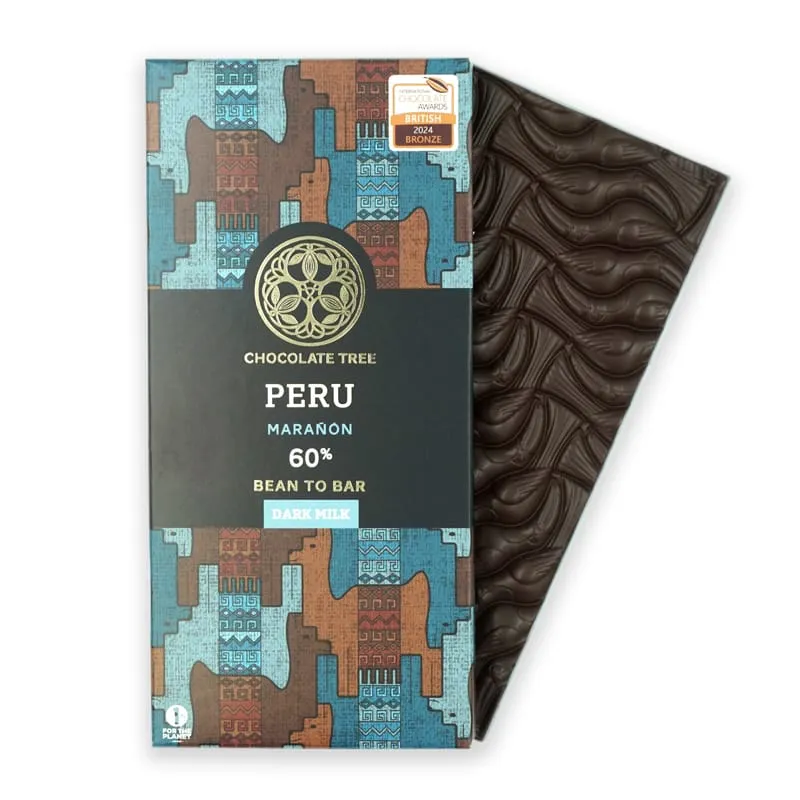 Chocolate Tree Peru Marañón Dark Milk 60% mléčná čokoláda