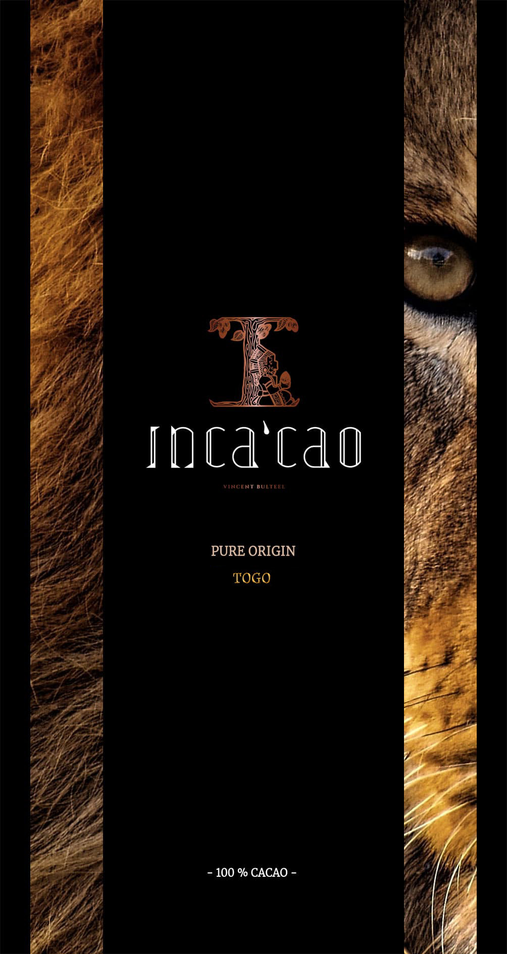 Incacao Origine Pure 100% Togo hořká čokoláda 100 % kakaa