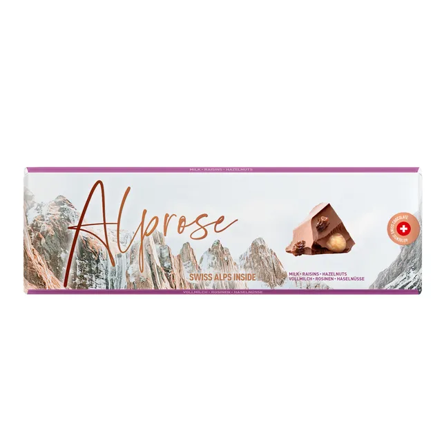 Alprose Tablets Milk čokoláda 300 g rozinky mléčná