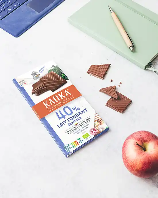 Kaoka 40% mléčná čokoláda Ekvádor 17 tabulek