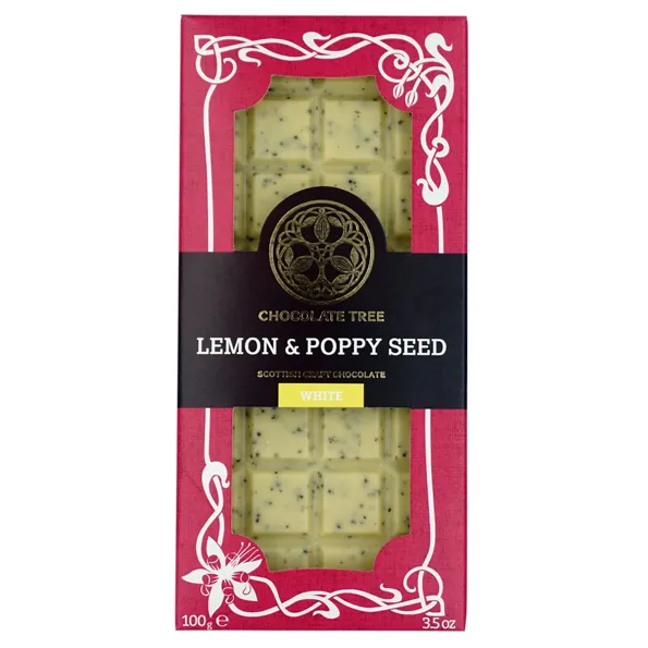 Chocolate Tree Lemon and Poppyseed bílá čokoláda citron mák