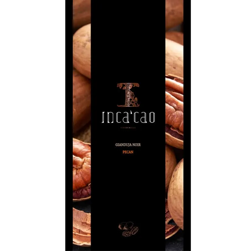 Incacao Gianduja Dark čokoláda Pécan 30 % pekanů