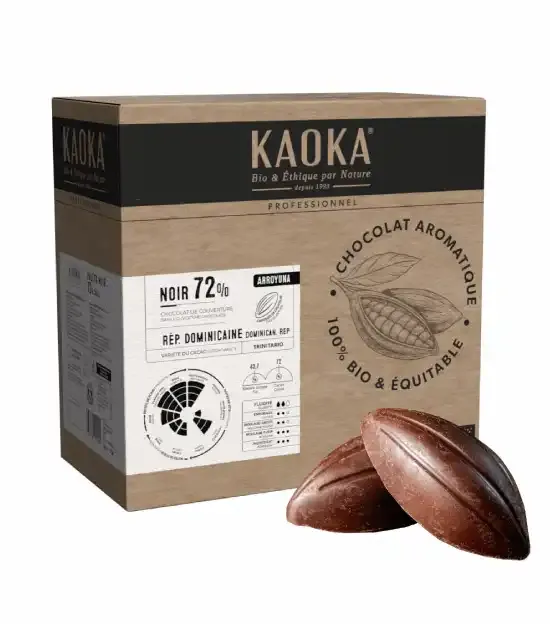 Kaoka horka cokolada na vareni 72% 5 kg