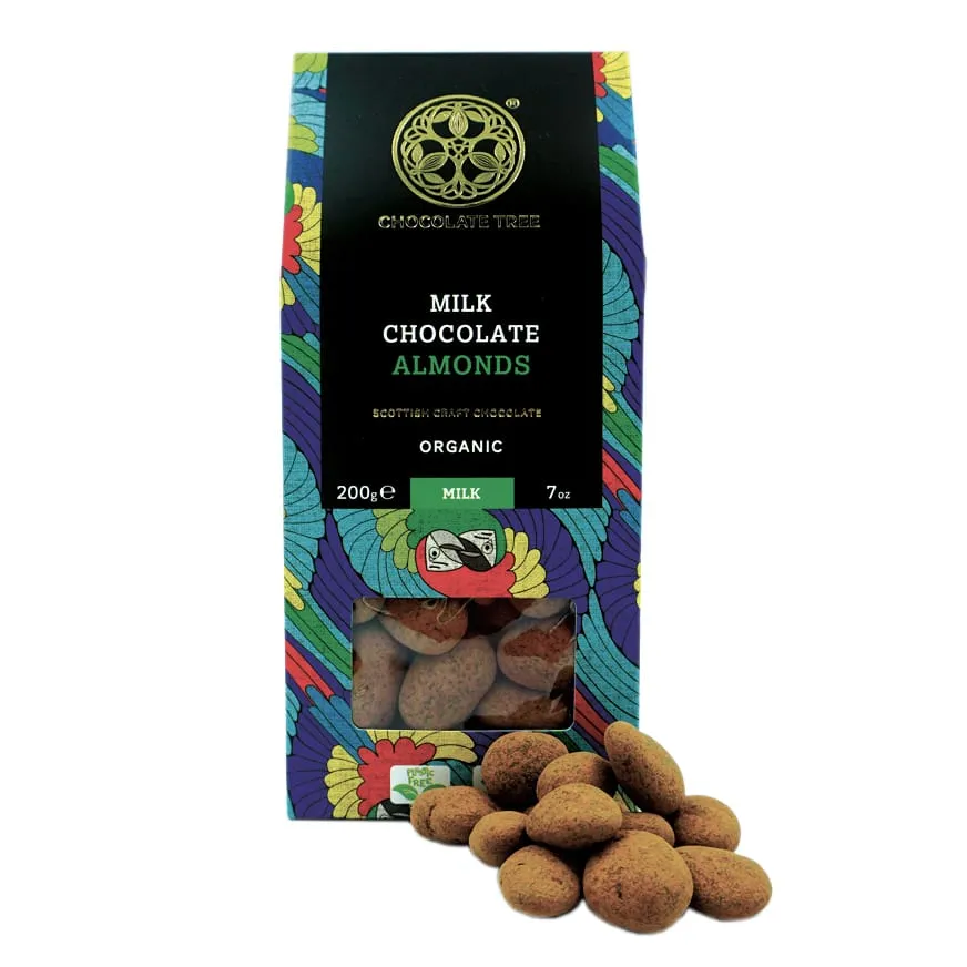 Chocolate Tree Milk Chocolate Almonds mandle v mléčné čokoládě