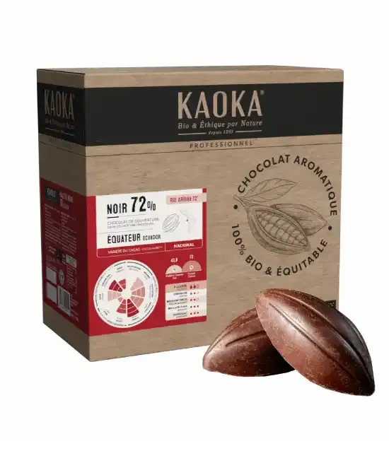 Kaoka couverture hořká 72% Ekvádor 5 kg na vaření