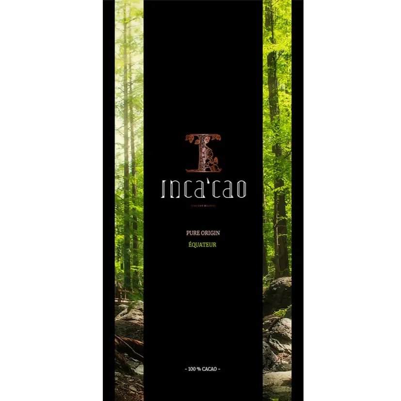 Incacao Origine Pure 100% Equateur hořká čokoláda 100% kakaa