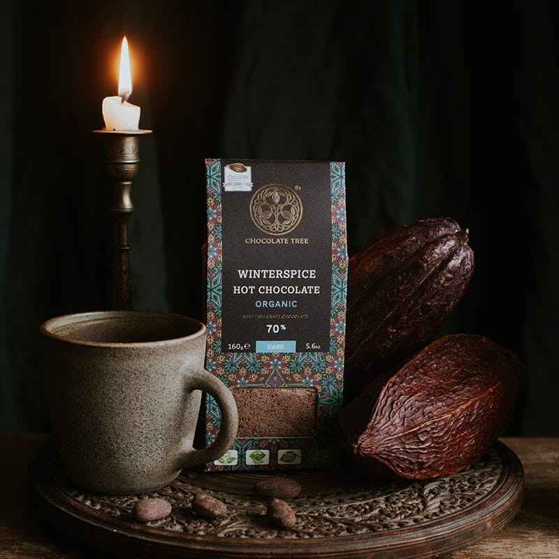 Chocolate Tree Winterspice horká čokoláda sáček kořeněná