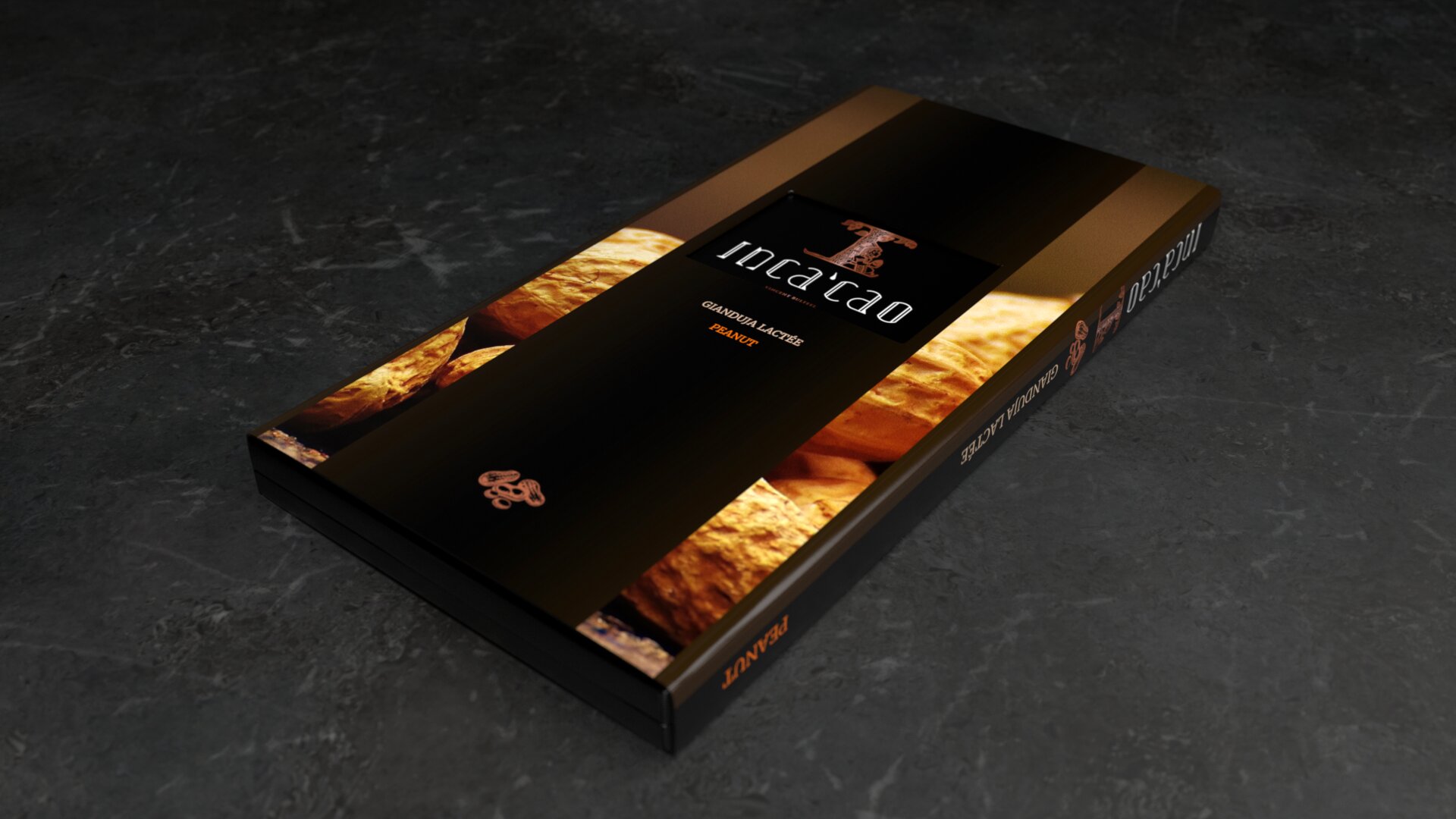 Incacao Gianduja Lactée Peanut mléčná čokoláda 30% arašídy