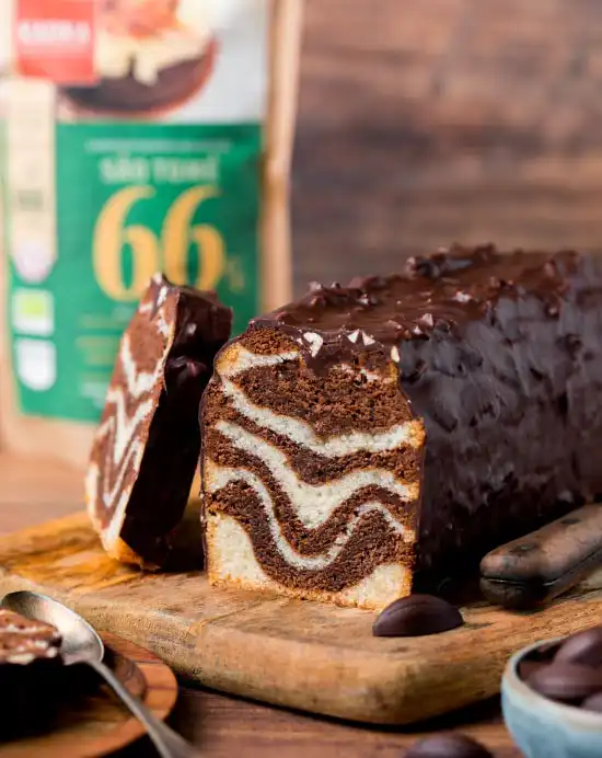 Kaoka hořká čokoláda na vaření 66% São Tomé 250 g