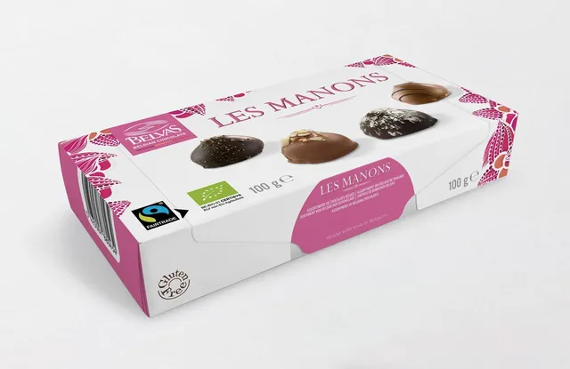 Belvas Coffret Les Manons pralinky 100 g 4 příchutě