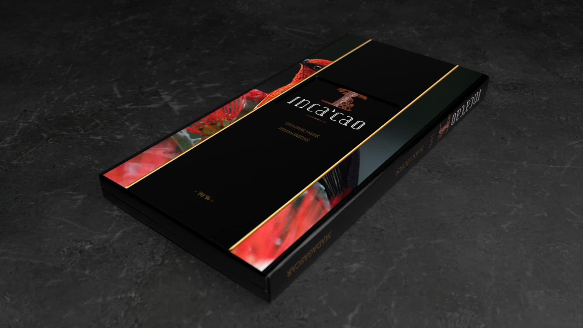 Incacao Origine Dark 70% Madagaskar hořká čokoláda