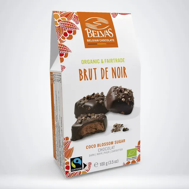 Belvas Brut de Noir hořká čokoláda 82% 100 g
