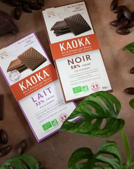 Kaoka mléčná čokoláda 32% 80 g jemná