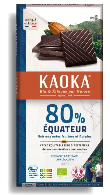 Kaoka Pure Origine hořká čokoláda 80% Ekvádor