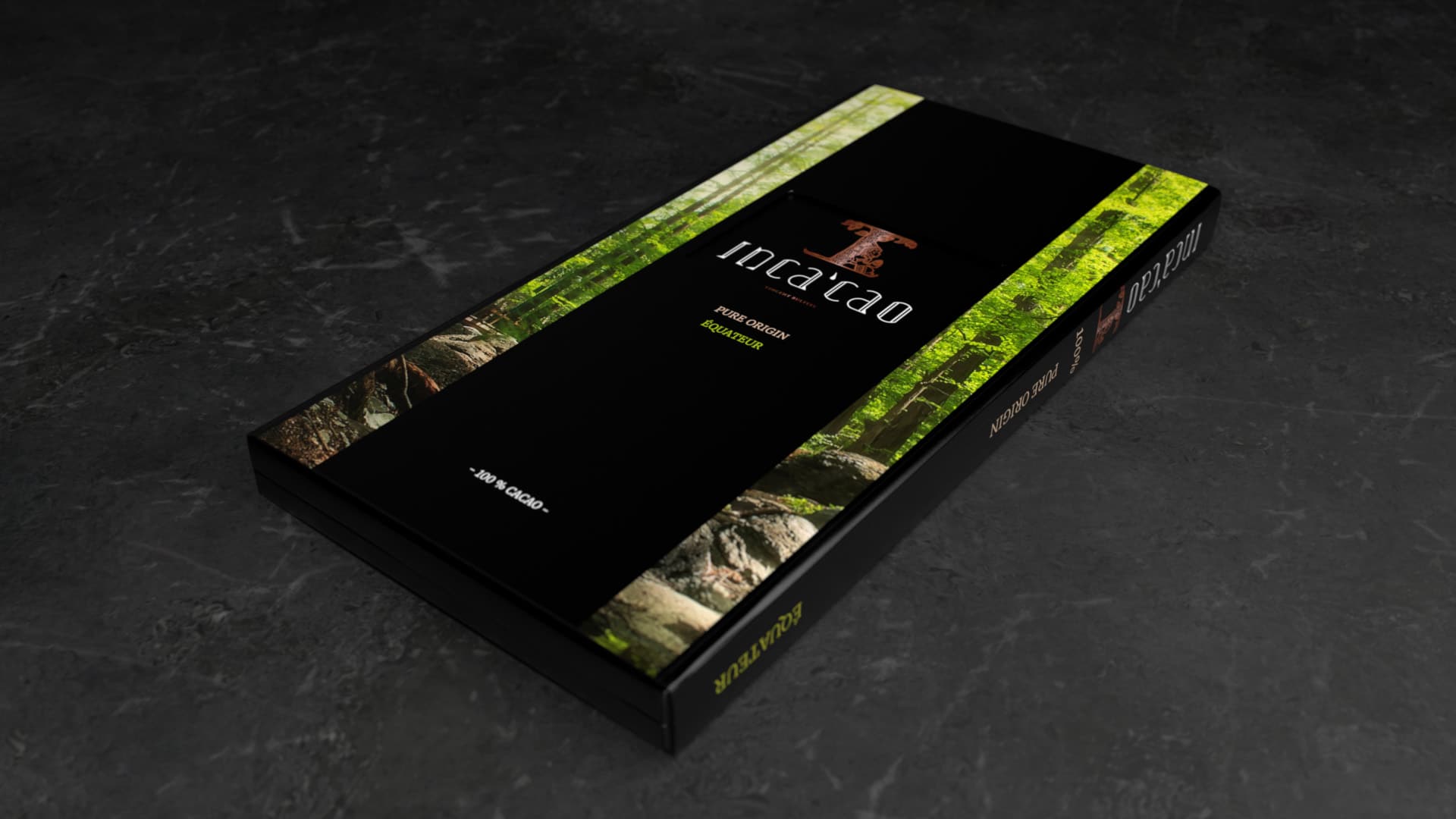 Incacao Origine Pure 100% Equateur hořká čokoláda 100% kakaa