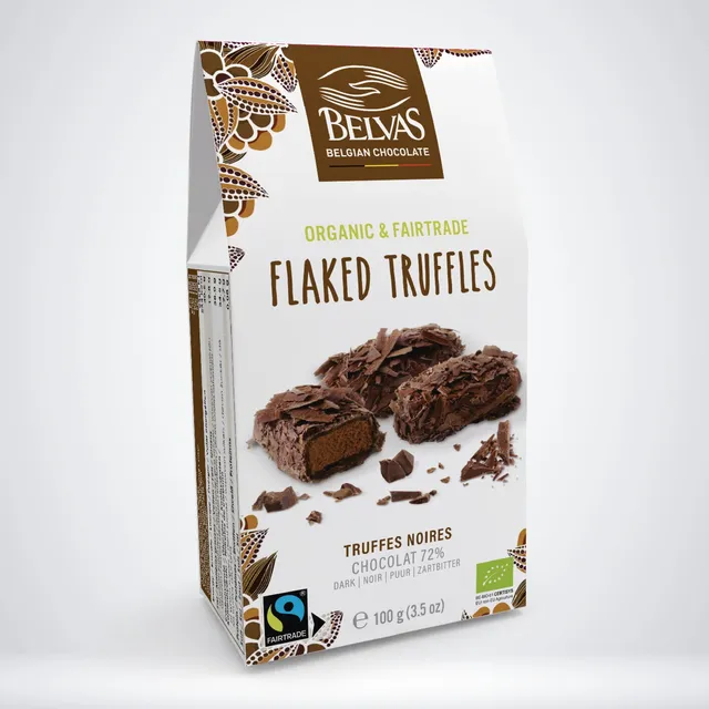 Belvas lanýžky 72% hořká čokoláda 100g vegan