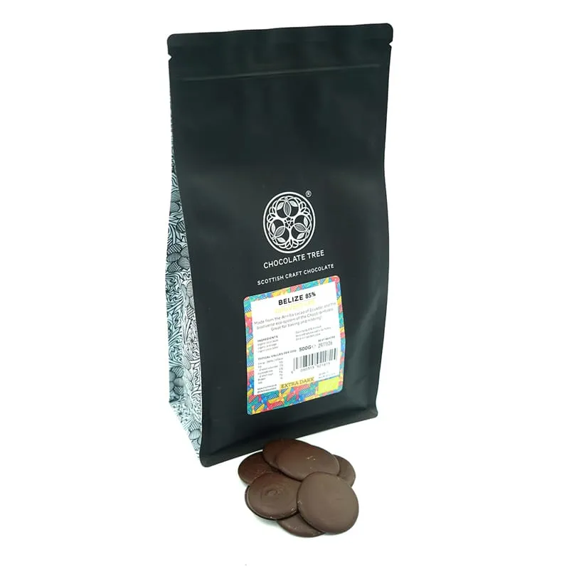 Chocolate Tree Belize Maya 85% couverture na vaření