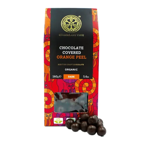 Chocolate Tree Dark Chocolate Orange Peel hořká pomerančová 70% kakaa