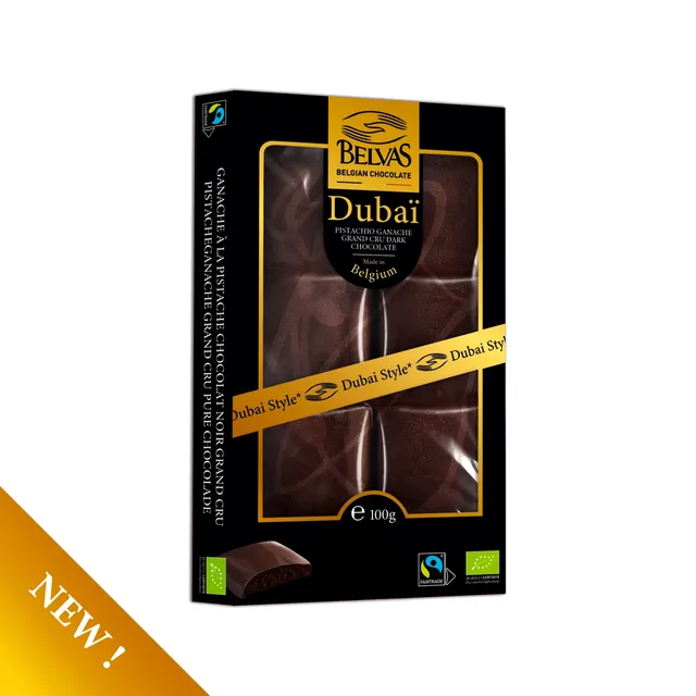 Belvas Dubai Style čokoláda 100 g ganache