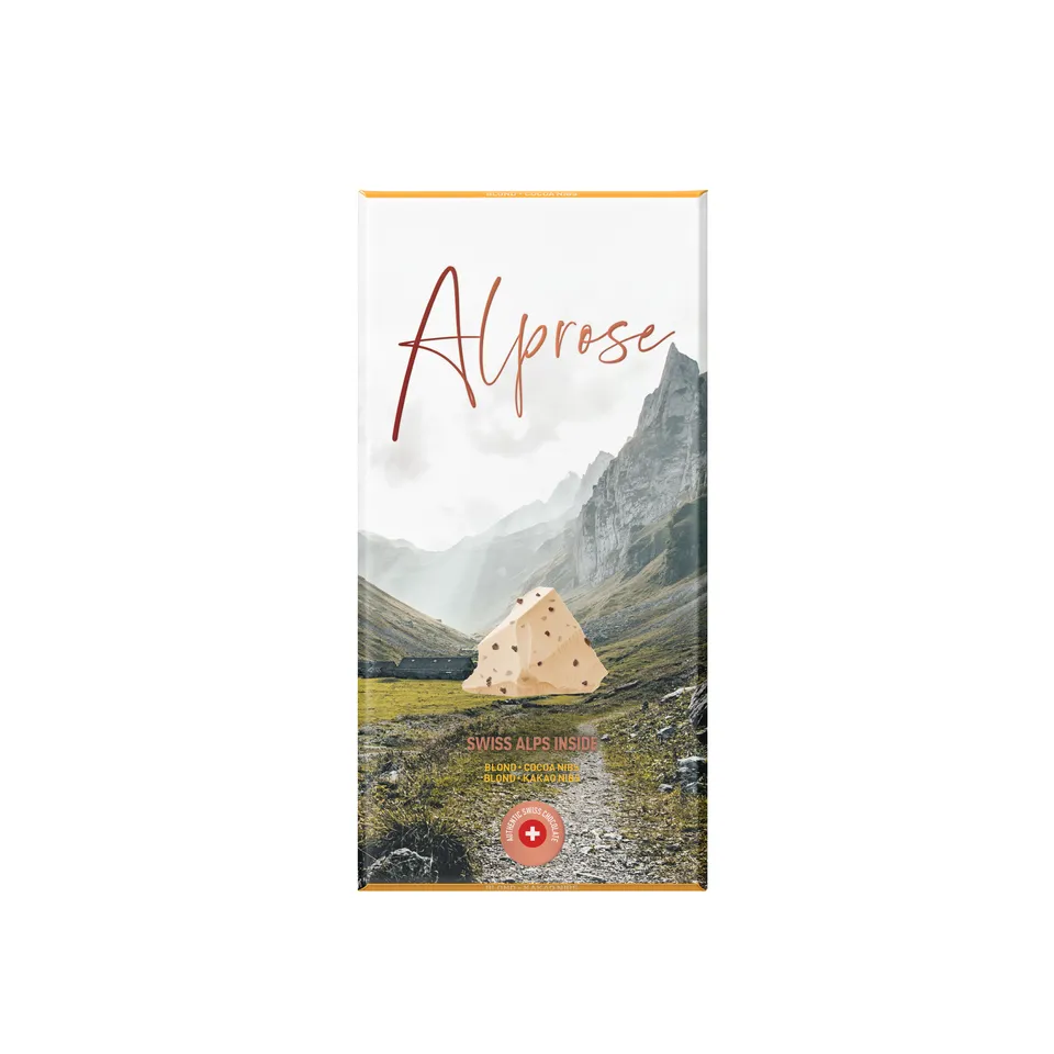 Alprose Blond čokoláda s kakaovými nibsy