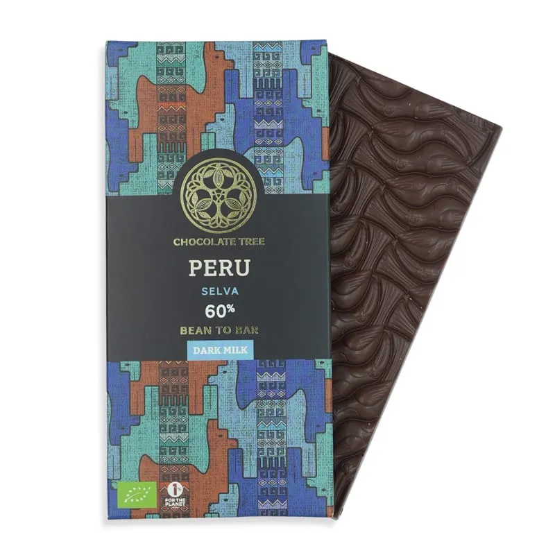 Chocolate Tree Peru Selva 60% tmavá mléčná čokoláda