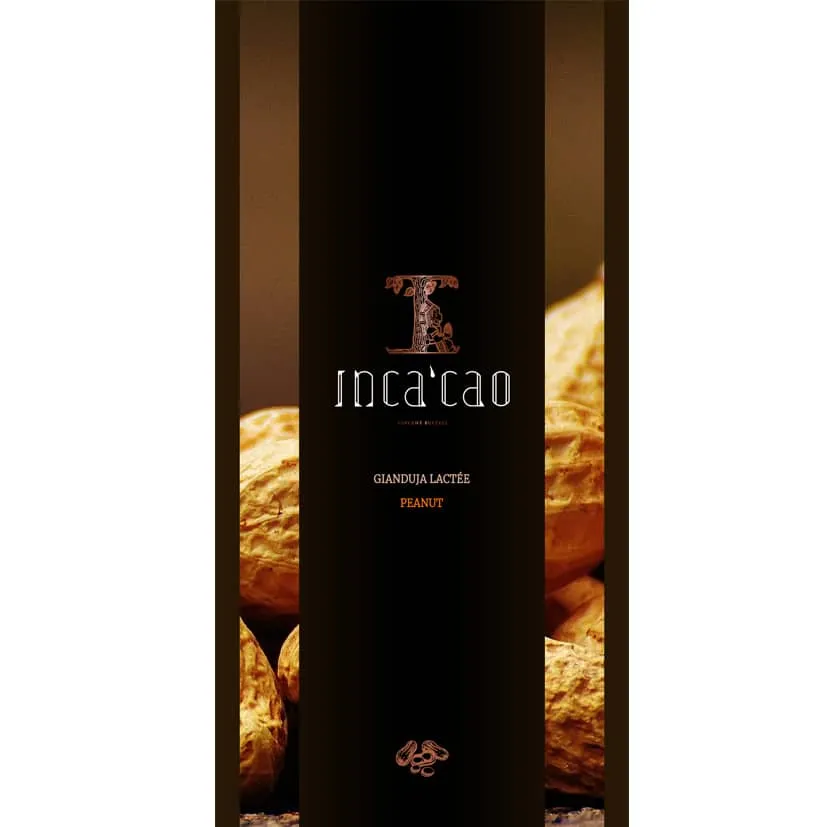 Incacao Gianduja Lactée Peanut mléčná čokoláda 30% arašídy