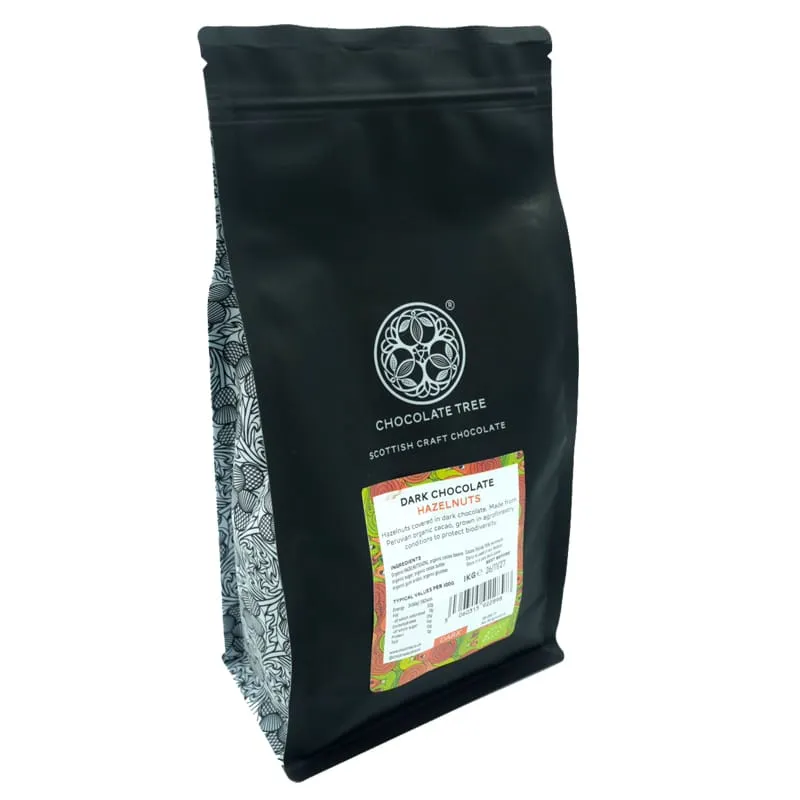 Chocolate Tree Dark Chocolate Hazelnuts ořechy 1 kg hořká