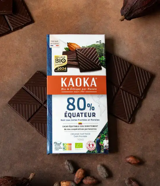 Kaoka Pure Origine hořká čokoláda 80% Ekvádor