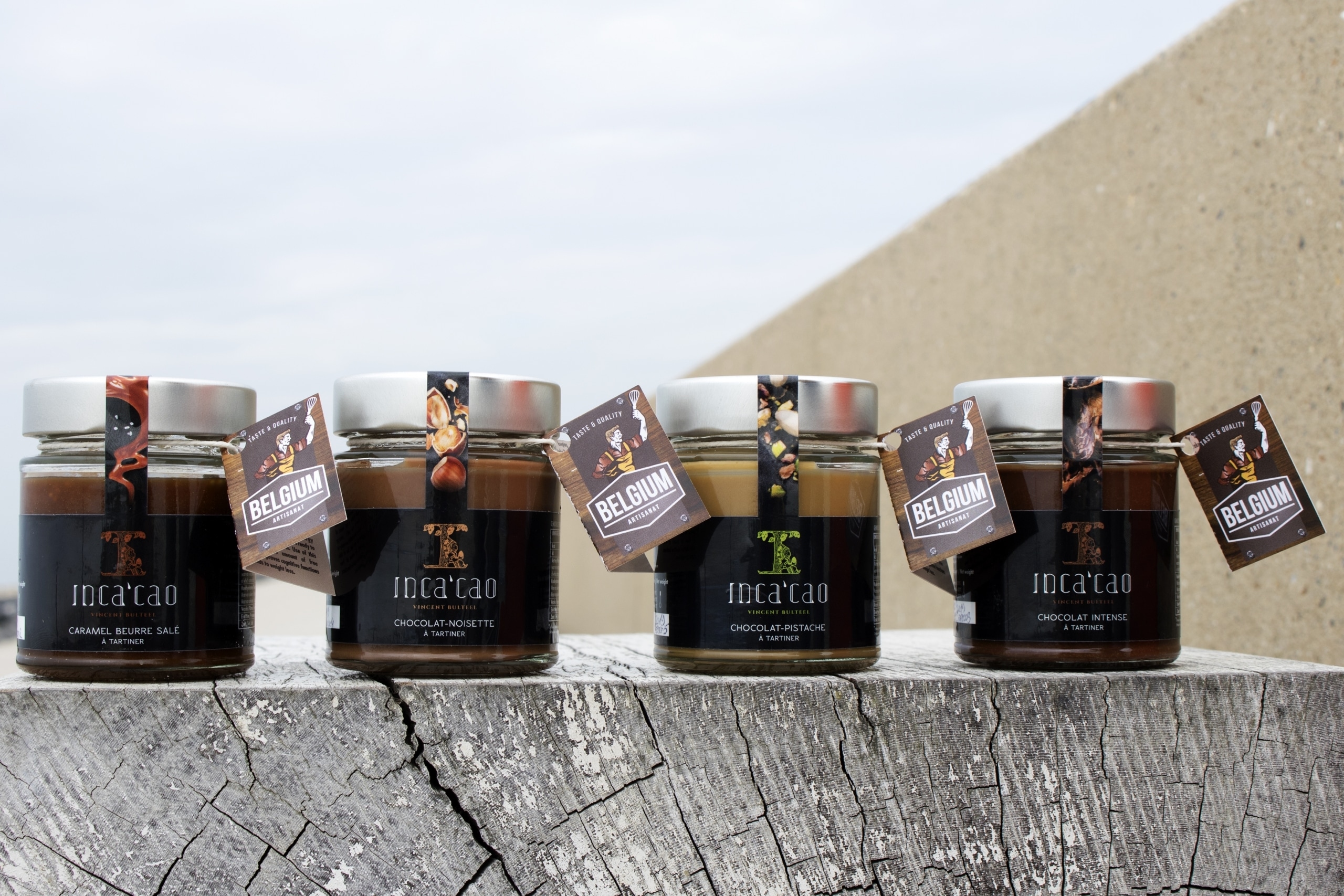 Incacao The Spread čokoládová pomazánka 4 kusy 4 příchutě