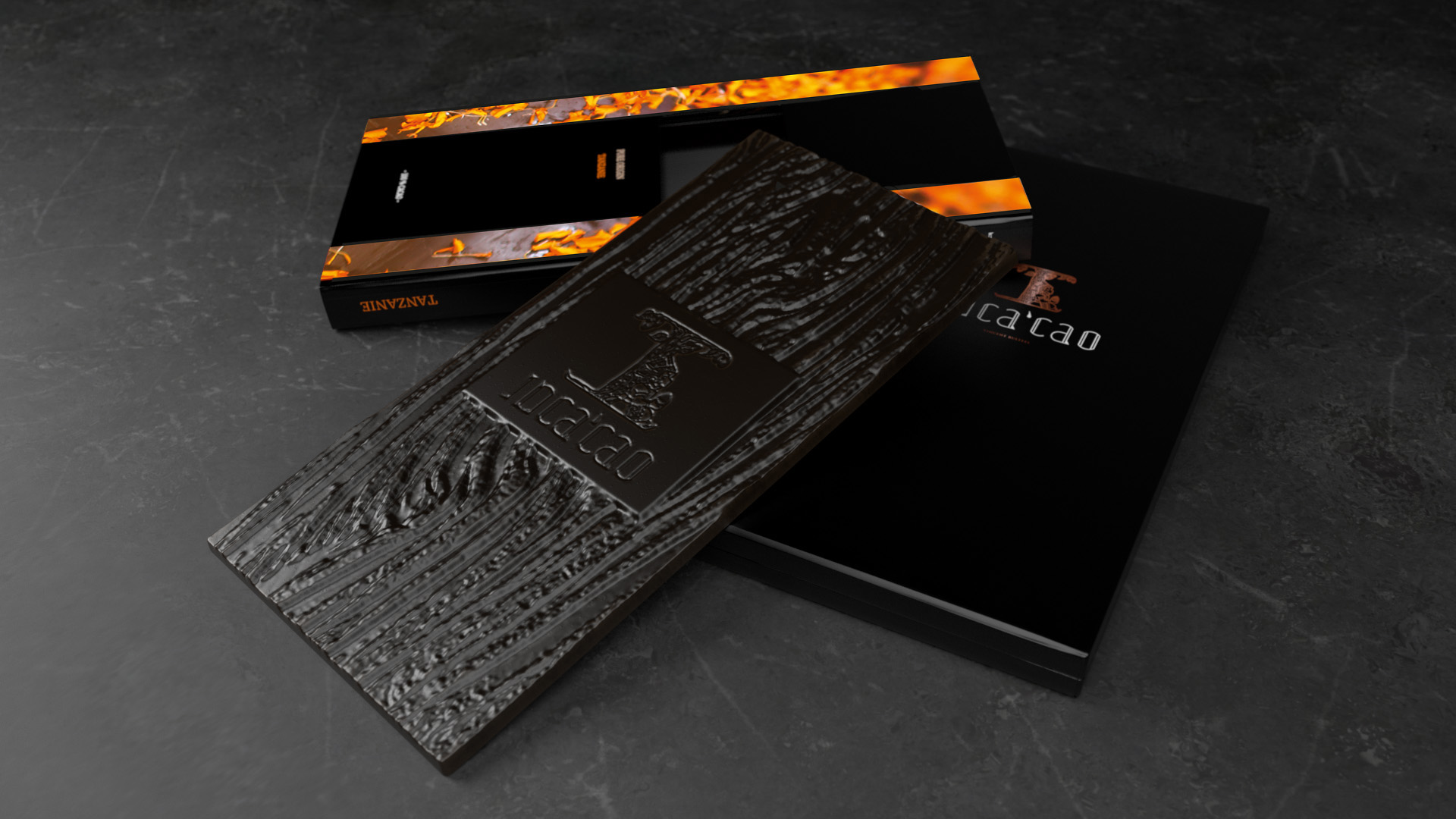 Incacao Origine Pure 100% Tanzanie hořká čokoláda 100% kakaa