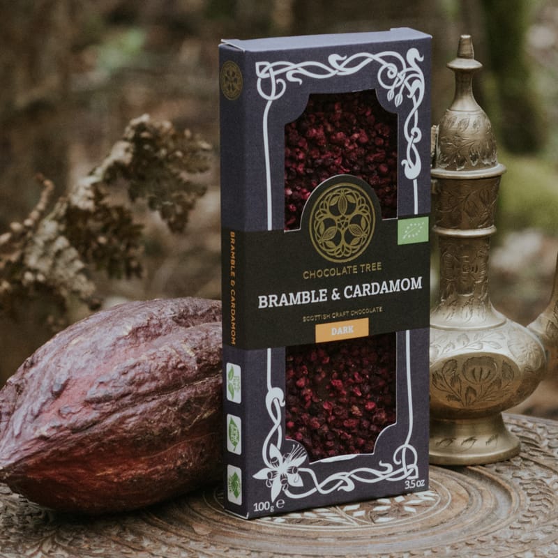 Chocolate Tree Bramble & Cardamom hořká čokoláda ostružina