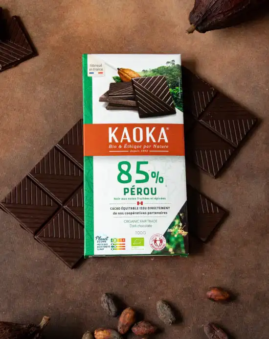 Kaoka Pure Origine 85% hořká čokoláda Peru