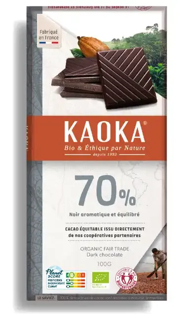 Kaoka Assemblage 70% hořká čokoláda tabulka