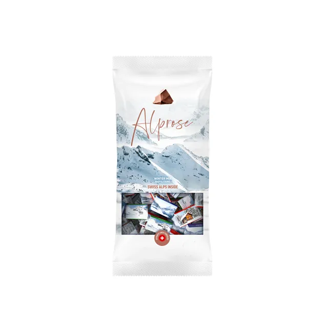 Alprose Napolitains Winter hořká mini čokoládky mix