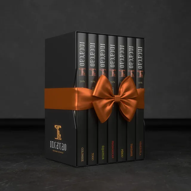 Incacao Origine Dark 70% čokoláda Collection sada