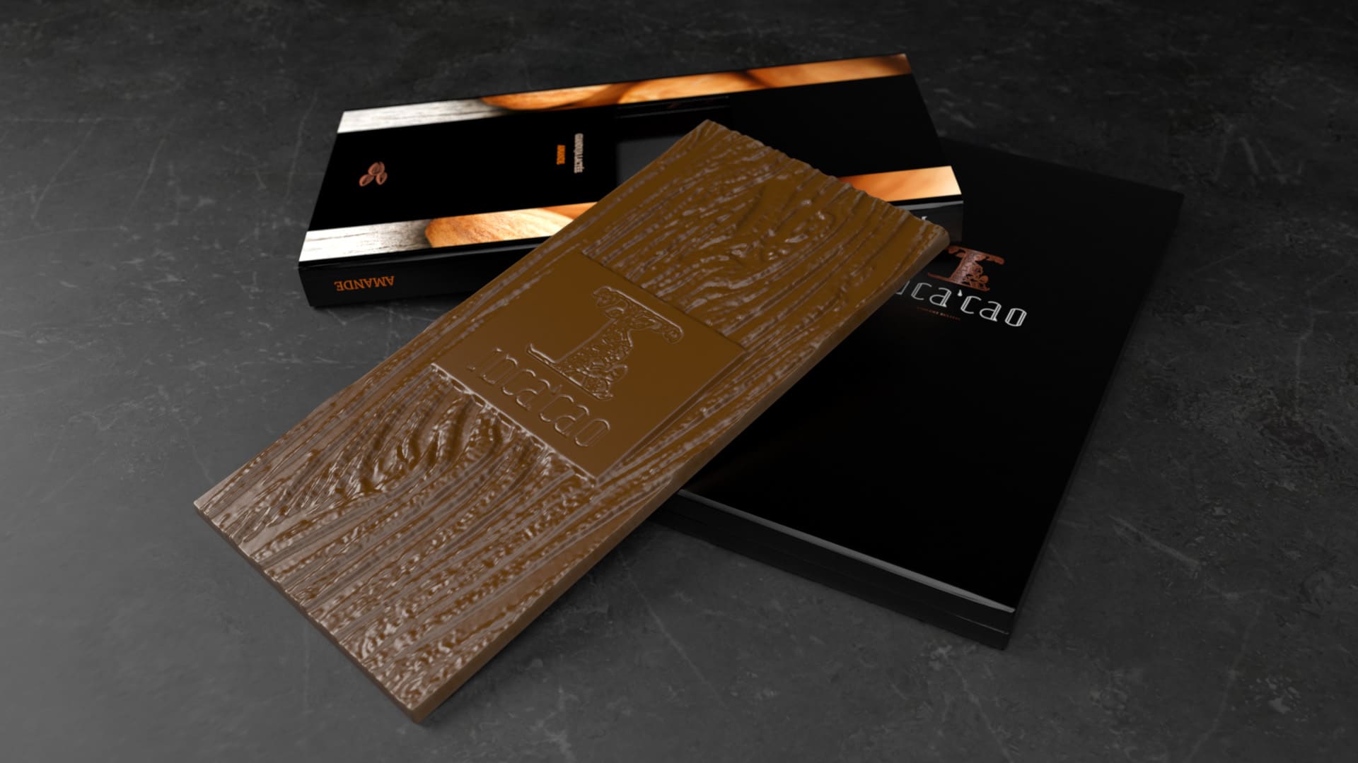 Incacao Gianduja Lactée Marcona Amande mléčná čokoláda mandle