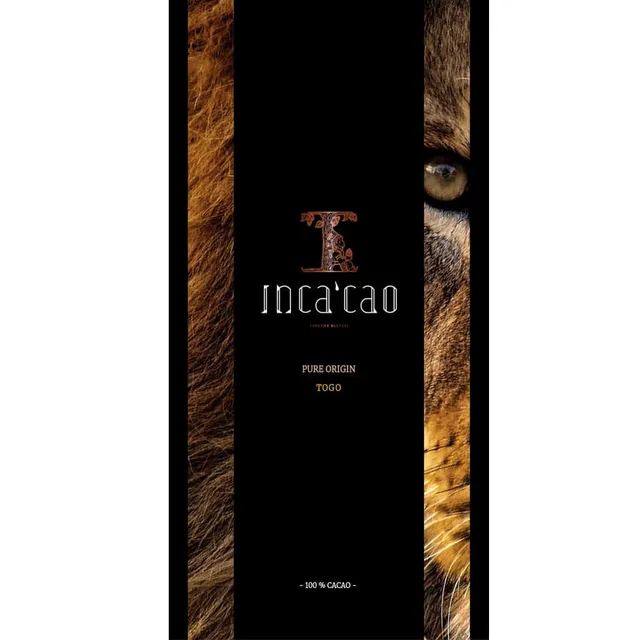 Incacao Origine Pure 100% Togo hořká čokoláda 100 % kakaa