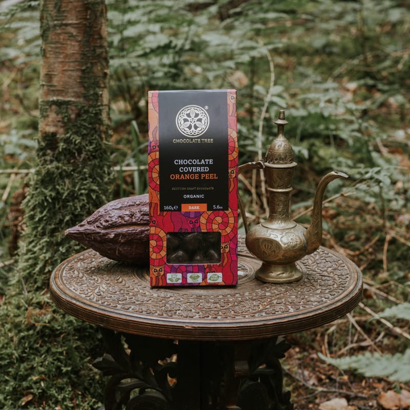 Chocolate Tree Dark Chocolate Orange Peel hořká pomerančová 70% kakaa