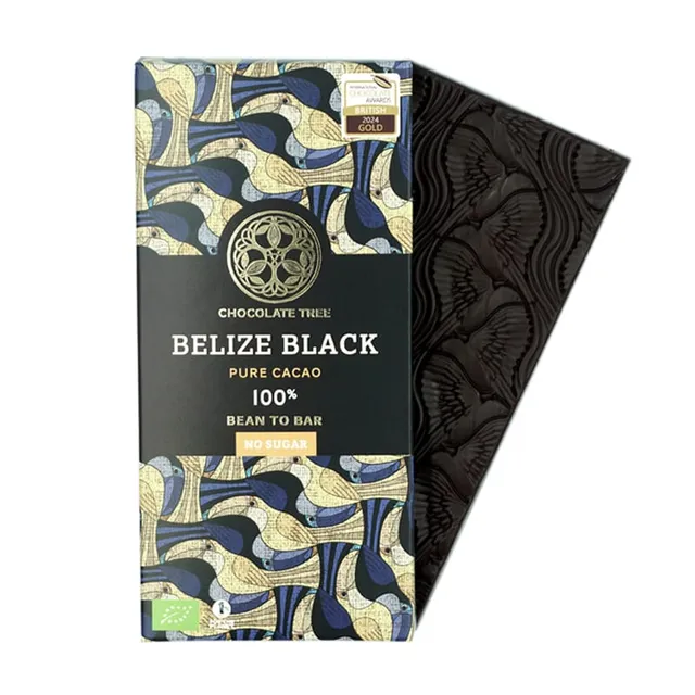 Chocolate Tree Belize Black 100% hořká čokoláda 100% kakaa