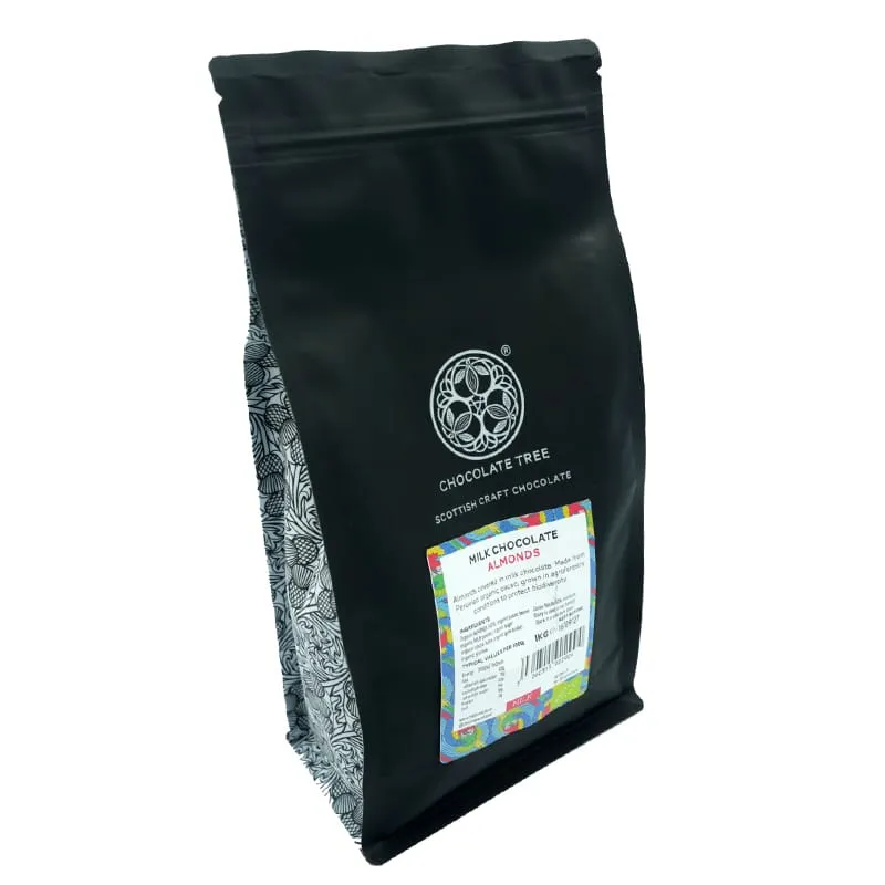 Chocolate Tree Milk Chocolate Almonds 1KG mandle v čokoládě