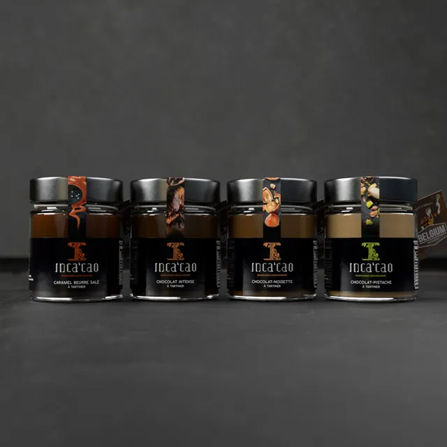Incacao The Spread čokoládová pomazánka 4 kusy 4 příchutě