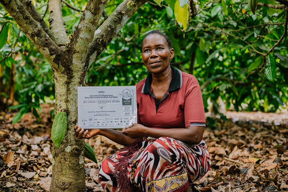 Fjåk Tanzania Women's Lot hořká čokoláda 70%