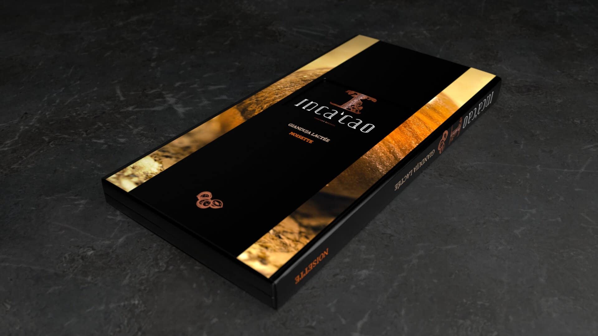Incacao Gianduja Lactée Piemonte Noisette mléčná čokoláda lískový ořech