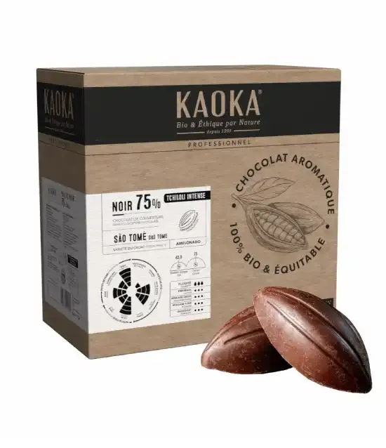 Kaoka hořká čokoláda na vaření 75% 5 kg